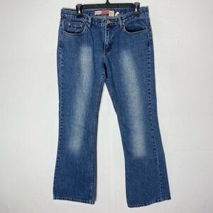 Vintage 90s Y2K Buffalo David Bitton Mony Med Wash Boot Cut Flare Jeans 31